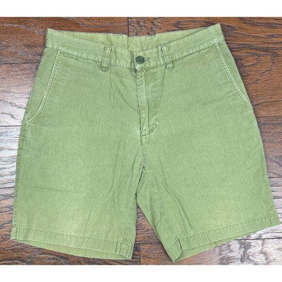 Patagonia Organic Cotton Green Stand Up Shorts Men’s 30, Inseam 7.5” - Picture 2 of 11